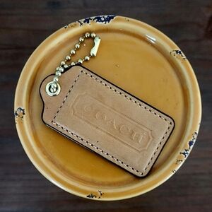 Coach Leather Hangtag